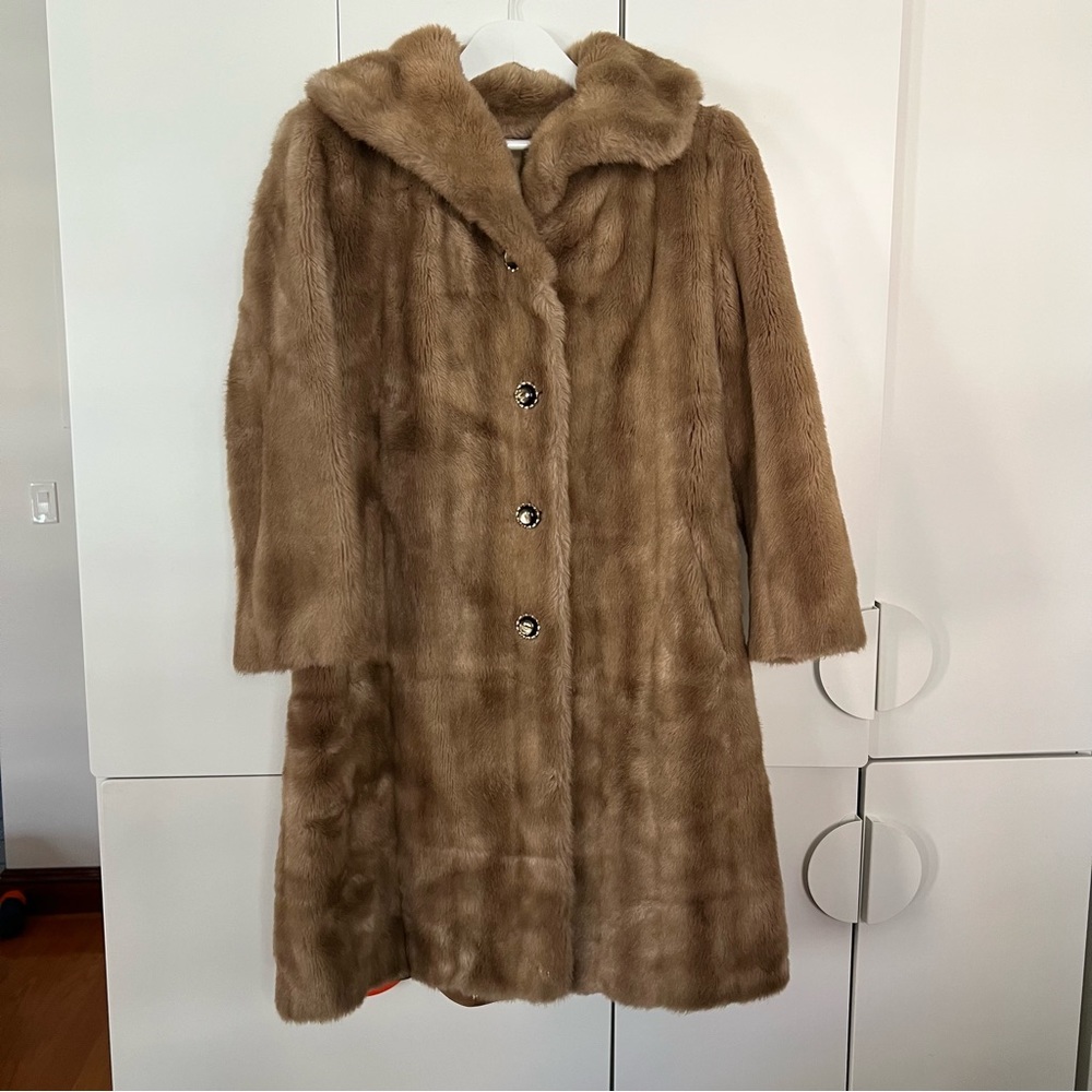 Vintage faux fur coat